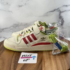 Mens Size 8.5-Adidas Forum Low x Grinch Christmas ID3512 All Accessories NEW nby